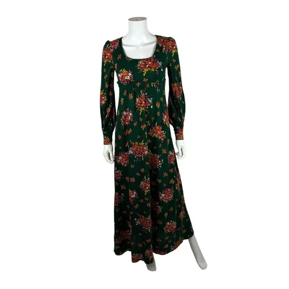 boho maxi dress 70s Vintage 70s Prairie Boho Dress – Ada's Attic Vintage main image 0